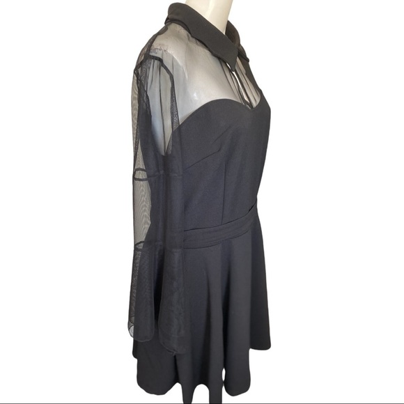 Edgy Gothic Witch Dress Size XXXXL (Fits a 1X) - Picture 1 of 8